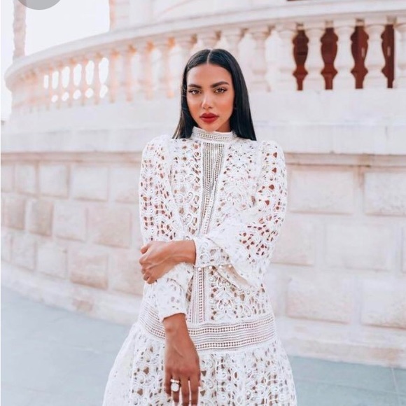 H&M Bloggers Favourite Stunning Lace Dress NWOT - Picture 9 of 16